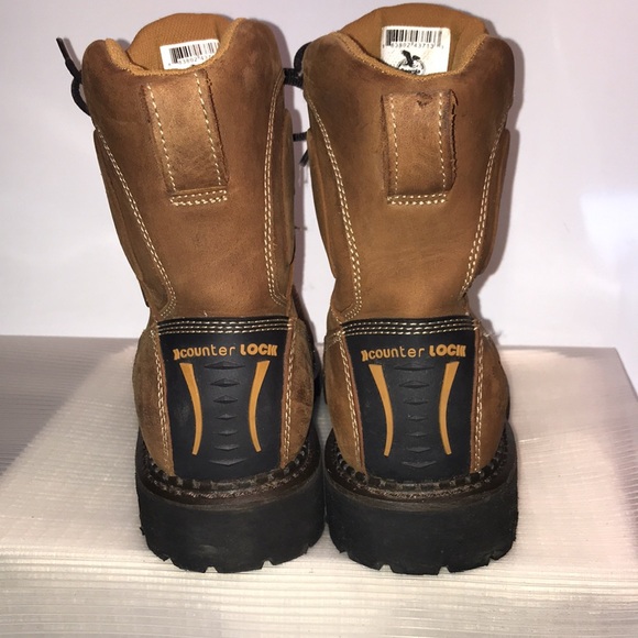 Georgia Gore-Tex Comfort Core Logger Boots Low Heel waterproof - Picture 4 of 9